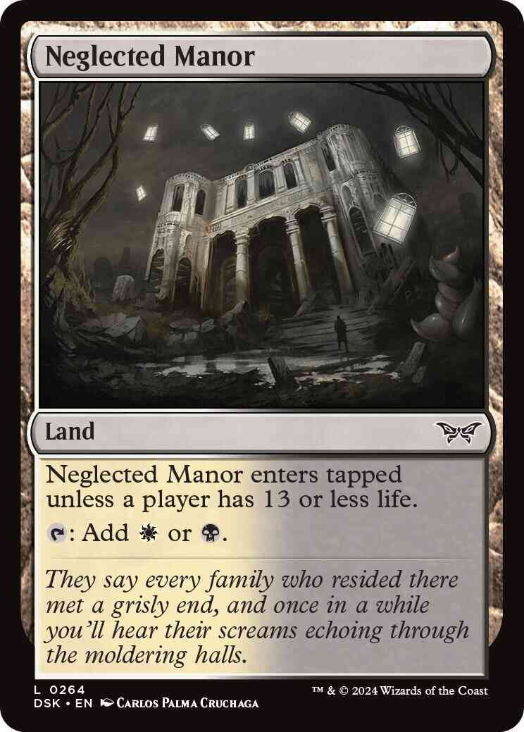 Neglected Manor [264] [Duskmourn: House of Horror] [Non-Foil]