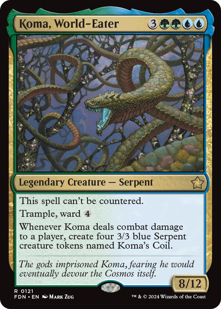 Koma, World-Eater [121] [Foundations] [Non-Foil]