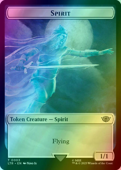 Food Token (09) // Spirit Token (03) [The Lord of the Rings: Tales of Middle-earth: Tokens] [Foil]