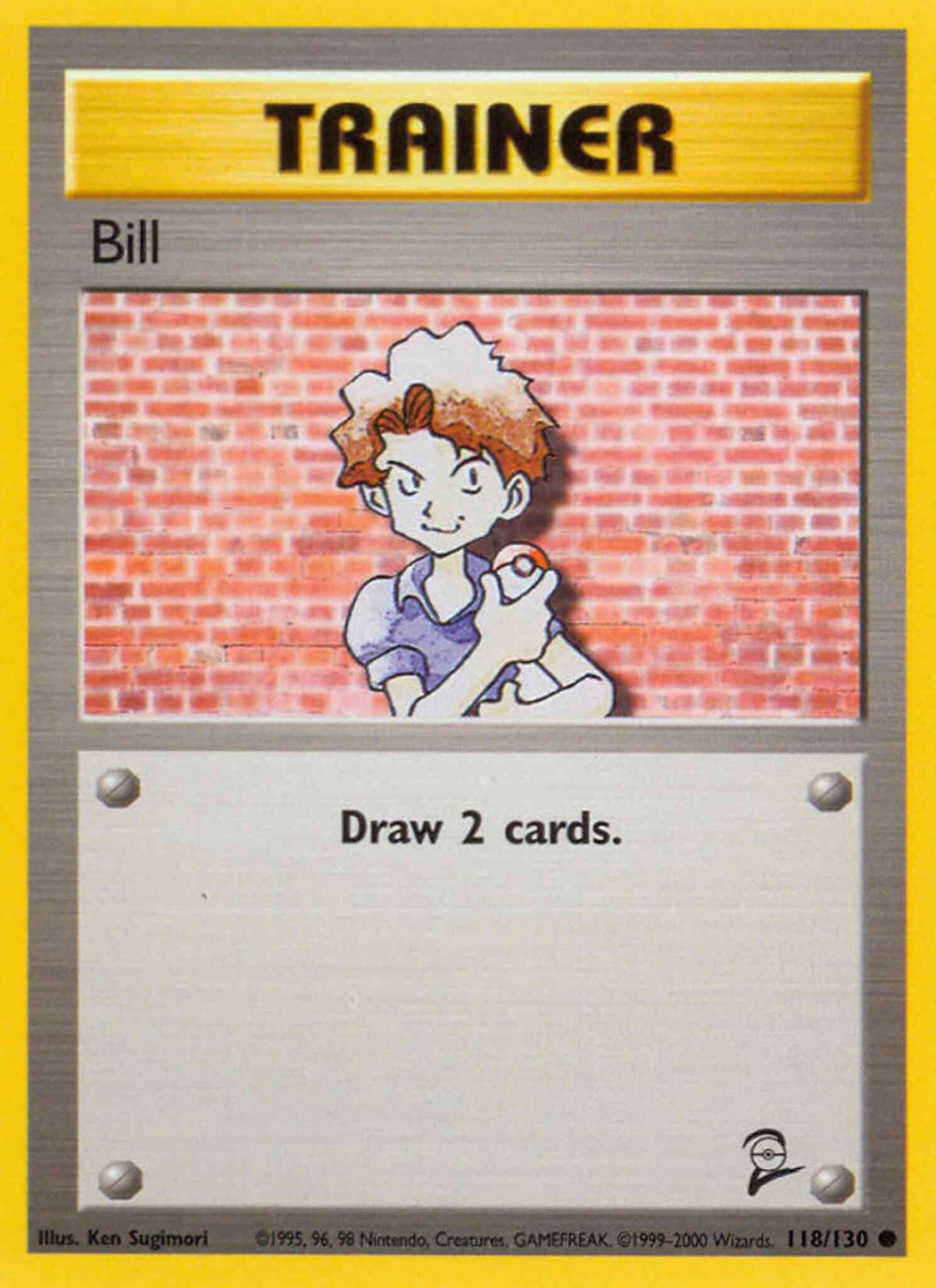 Bill - 118/130 - Common [base4-118] [Non-Holo]