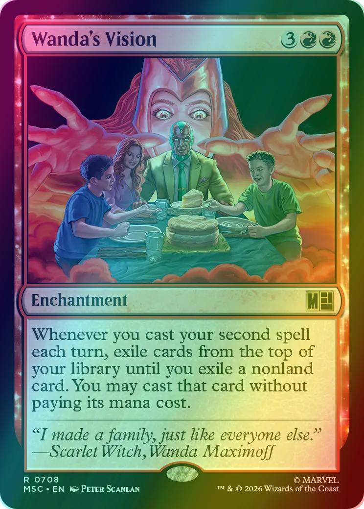 Wanda's Vision [708] [Jumpstart] [Marvel Super Heroes: Commander] [Foil]