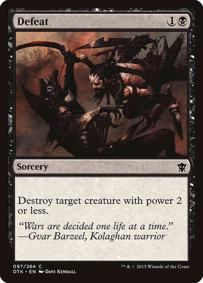 Defeat [97] [Dragons Of Tarkir] [Non-Foil]