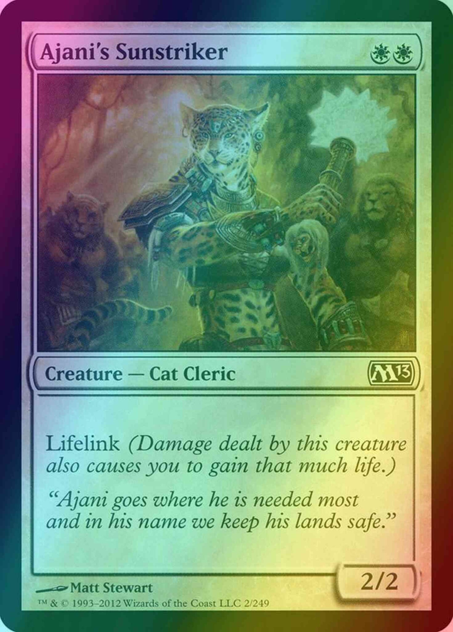 Ajani's Sunstriker [Magic 2013] [Foil]