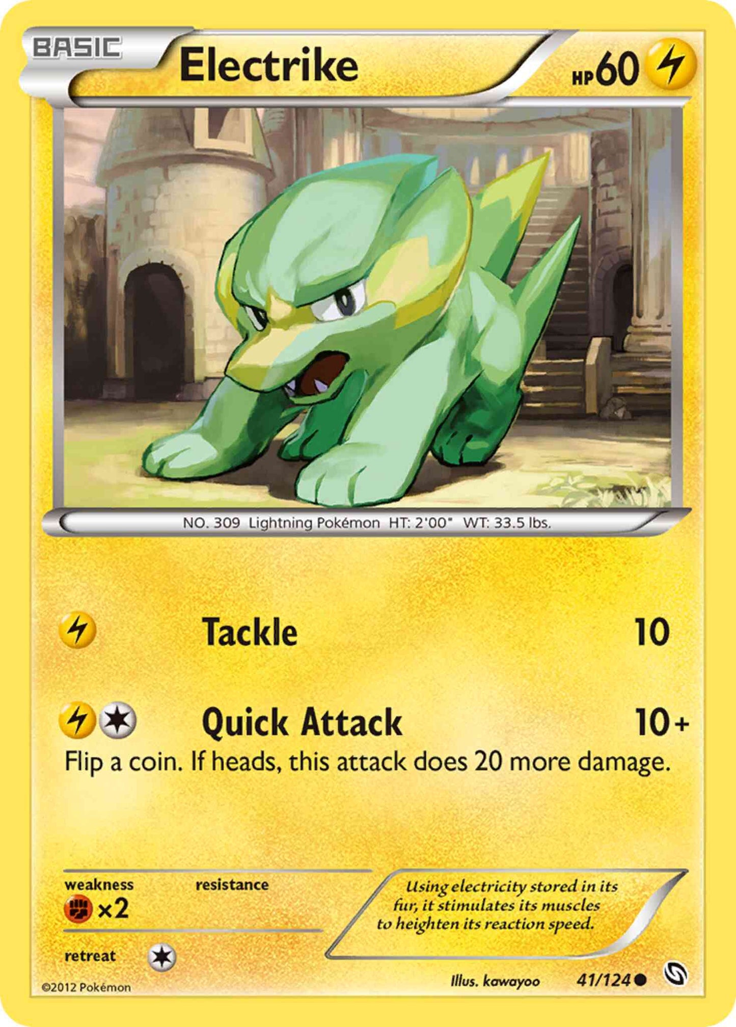 Electrike - 41/124 - Common [bw6-41] [Non-Holo]