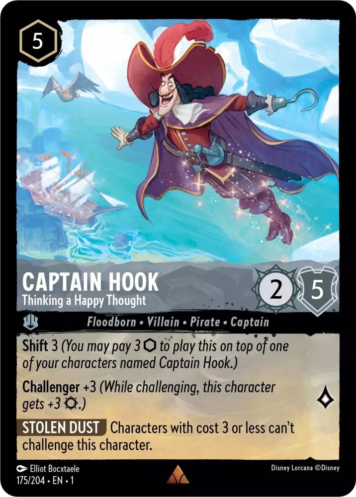 Captain Hook - Thinking a Happy Thought - 175/204 [The First Chapter] [Non-Foil]