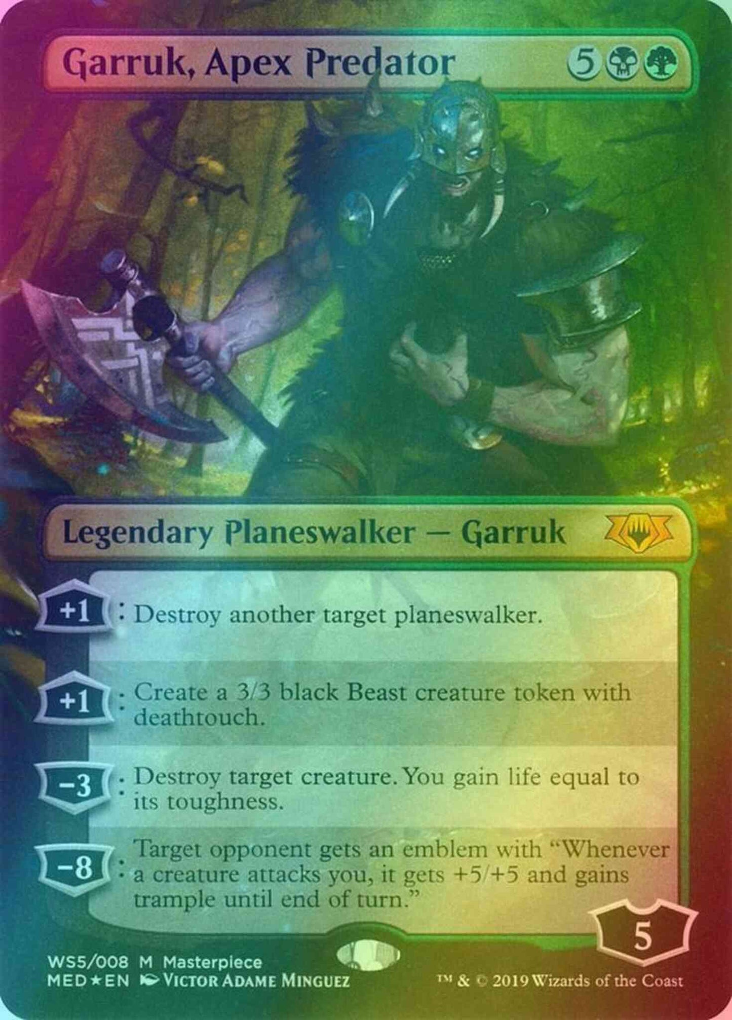 Garruk, Apex Predator [WS5] [Mythic Edition] [Foil]