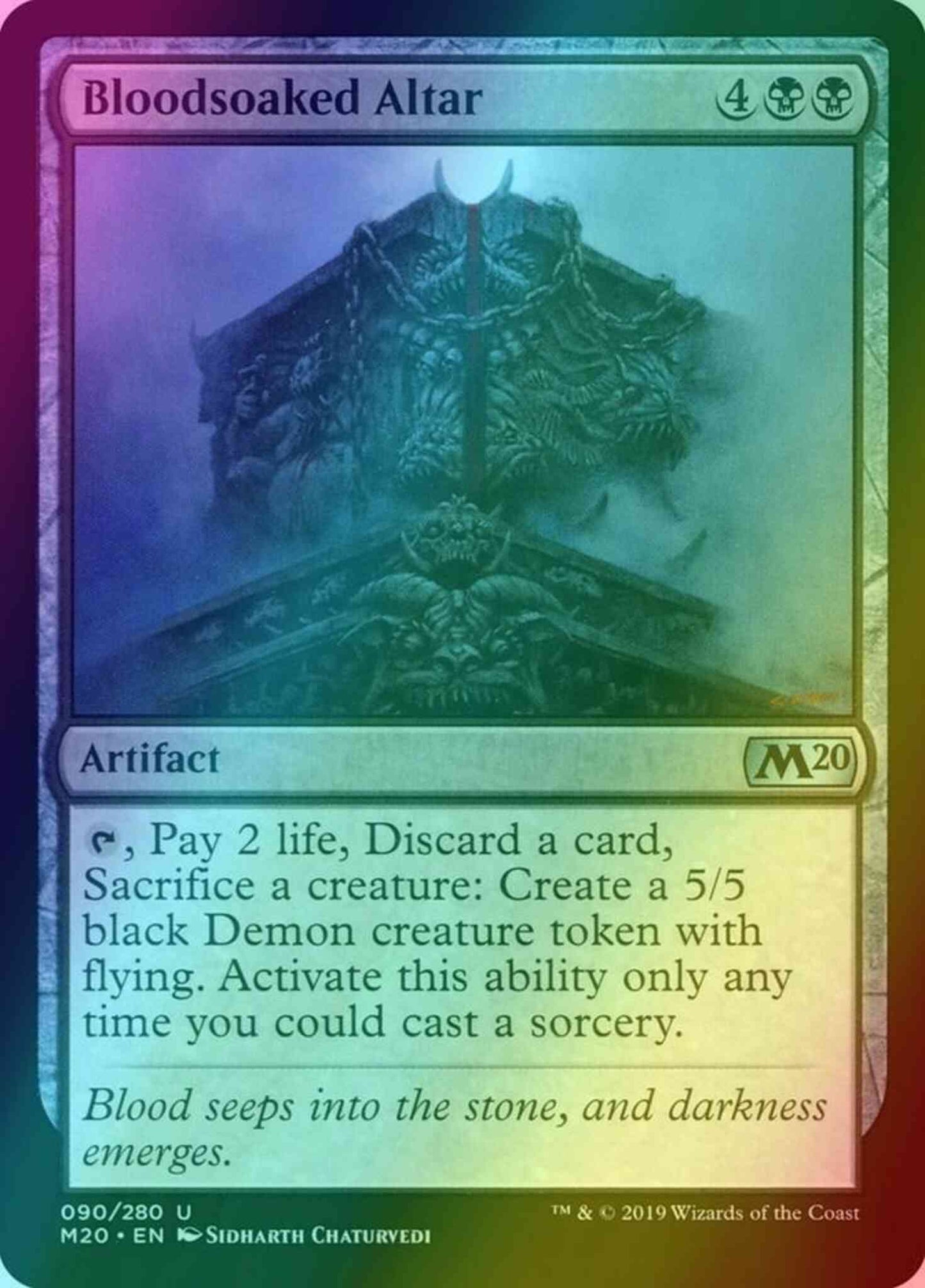 Bloodsoaked Altar [90] [Core Set 2020] [Foil]