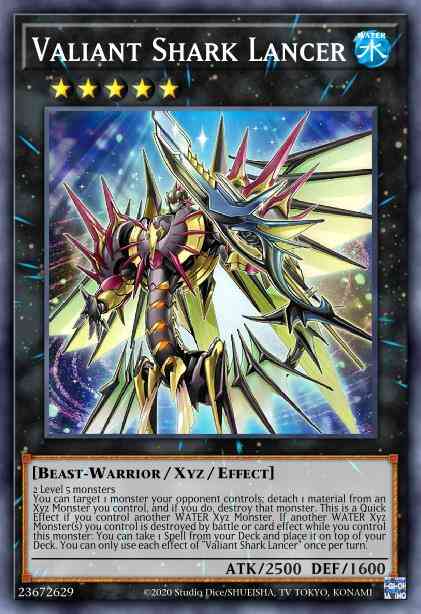 Valiant Shark Lancer - ETCO-EN044 - Super Rare - 1st Edition