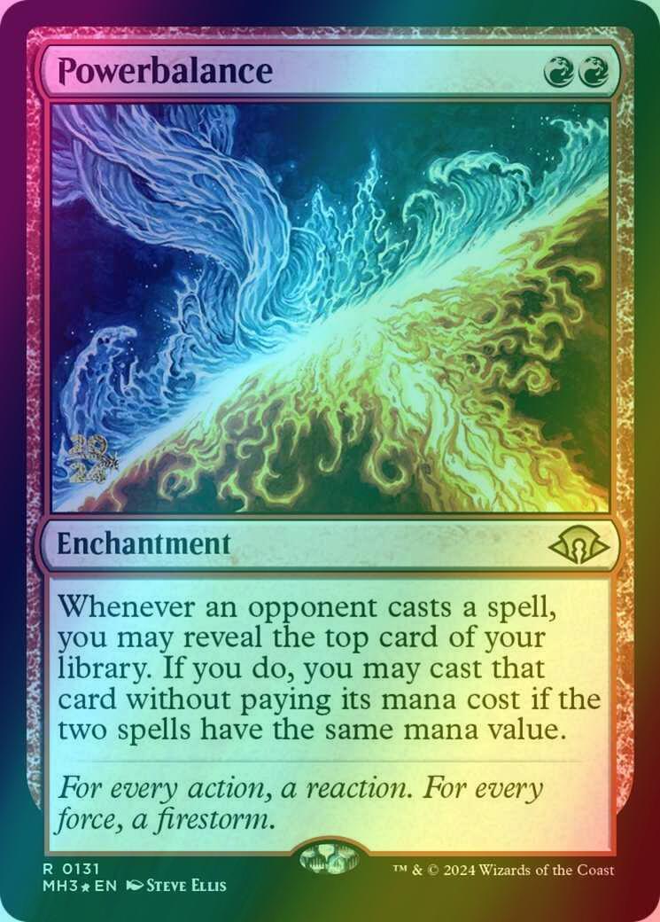 Powerbalance [131s] [Prerelease] [Modern Horizons 3: Promos] [Foil]