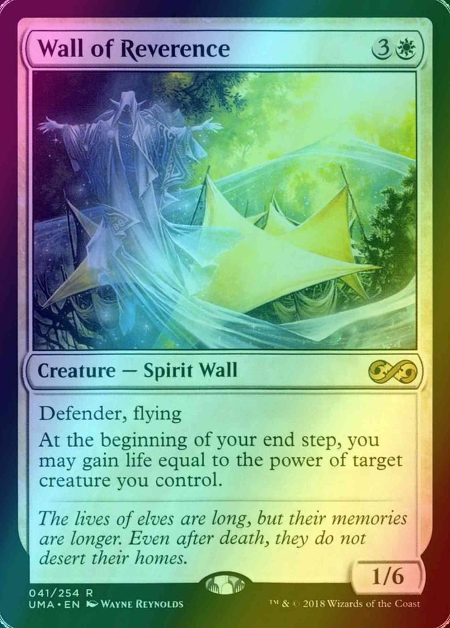 Wall of Reverence [41] [Ultimate Masters] [Foil]