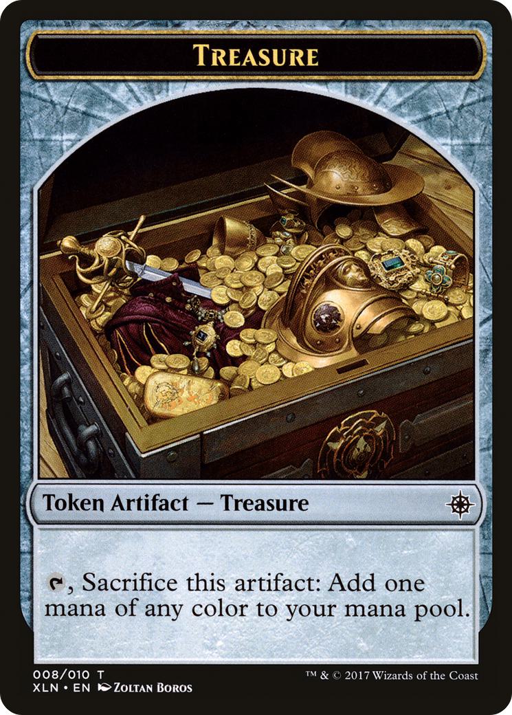 Dinosaur Token (05) // Treasure Token (08) [Ixalan Tokens] [Non-Foil]