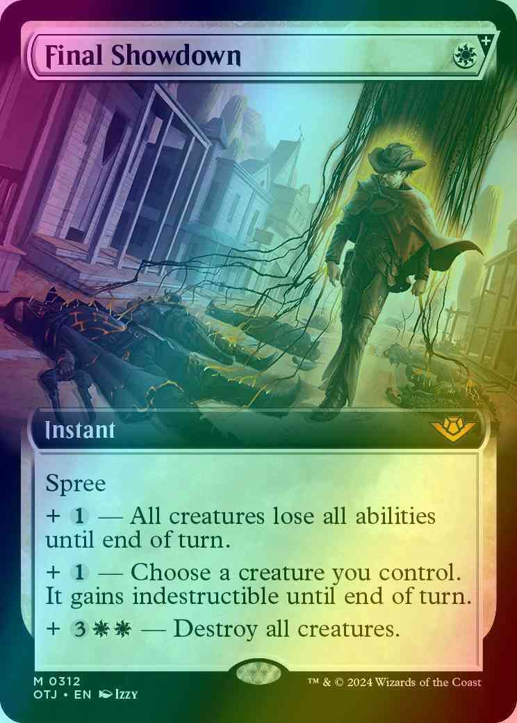 Final Showdown [312] [Extended Art] [Outlaws of Thunder Junction] [Foil]