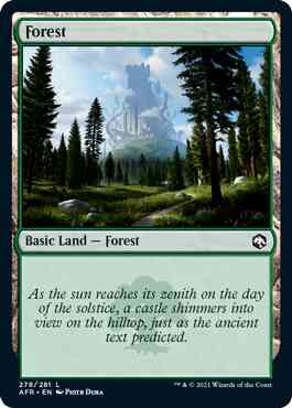 Forest [278] [Adventures in the Forgotten Realms] [Non-Foil]