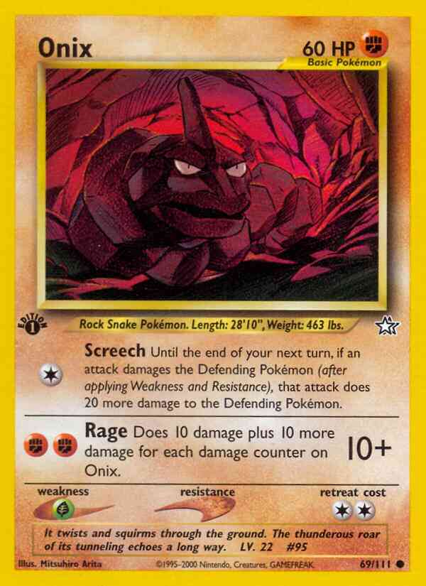 Onix - 69/111 - Common - 1st Edition [neo1-69] [Non-Holo]
