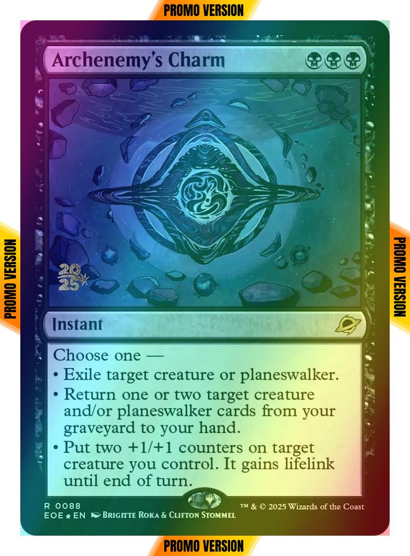 Archenemy's Charm [88s] [Prerelease] [Edge of Eternities: Promos] [Foil]