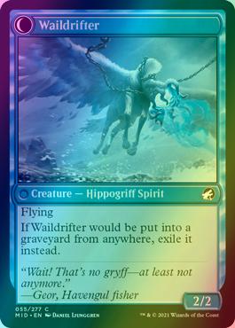 Galedrifter // Waildrifter [55] [Innistrad: Midnight Hunt] [Foil]