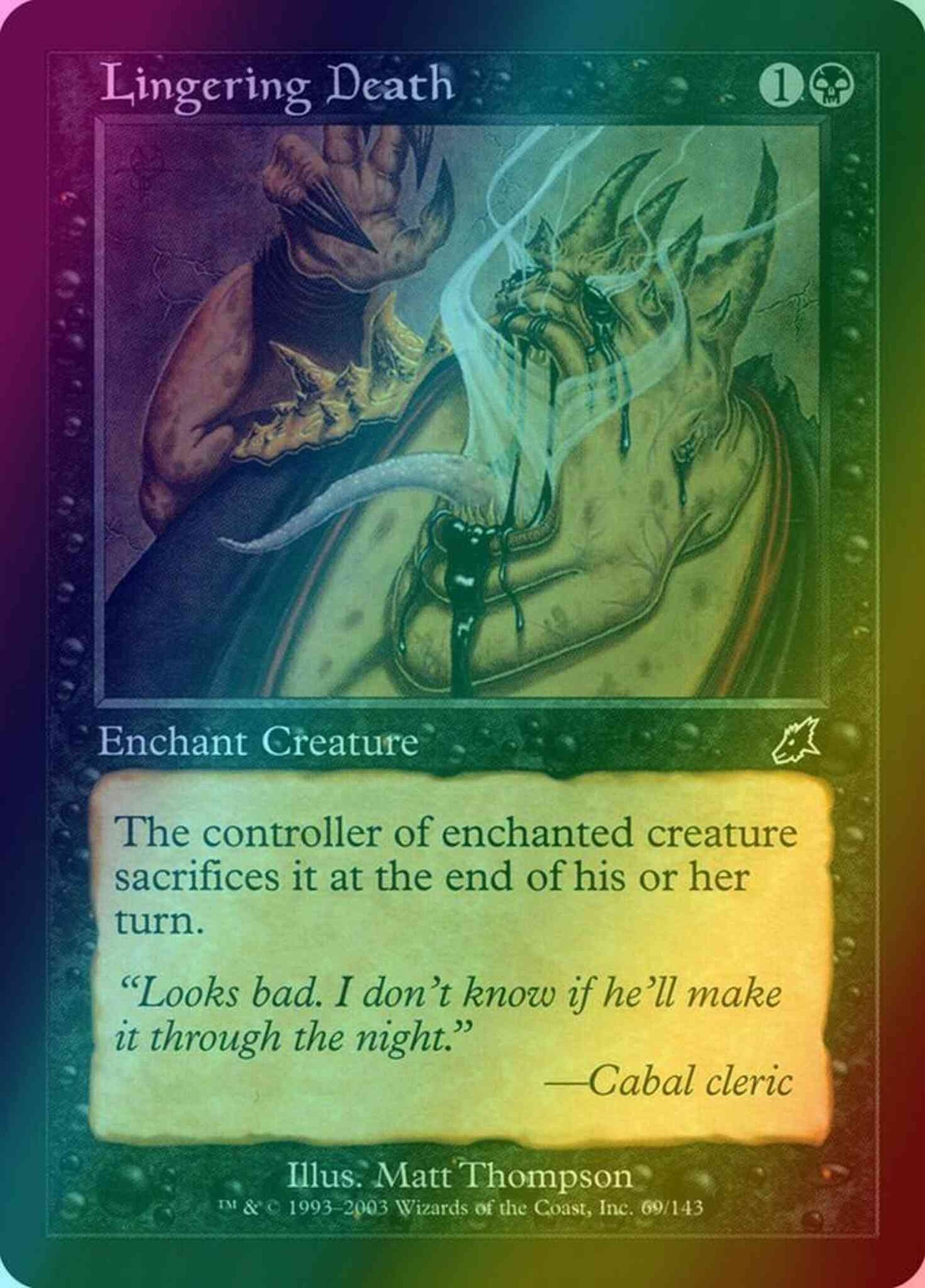 Lingering Death [69] [Scourge] [Foil]