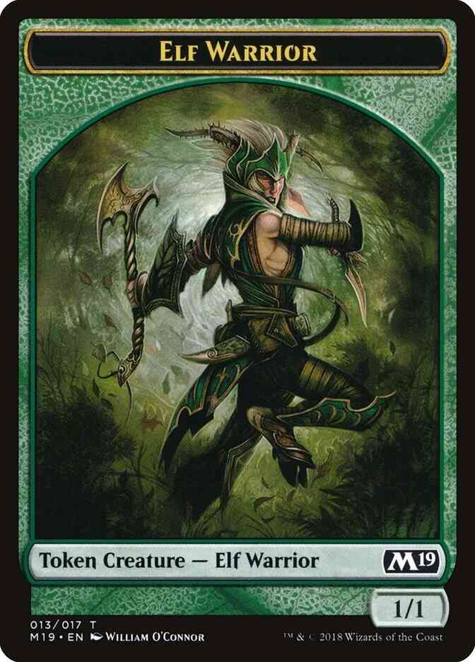Elf Warrior Token [13] [Core Set 2019 Tokens] [Non-Foil]