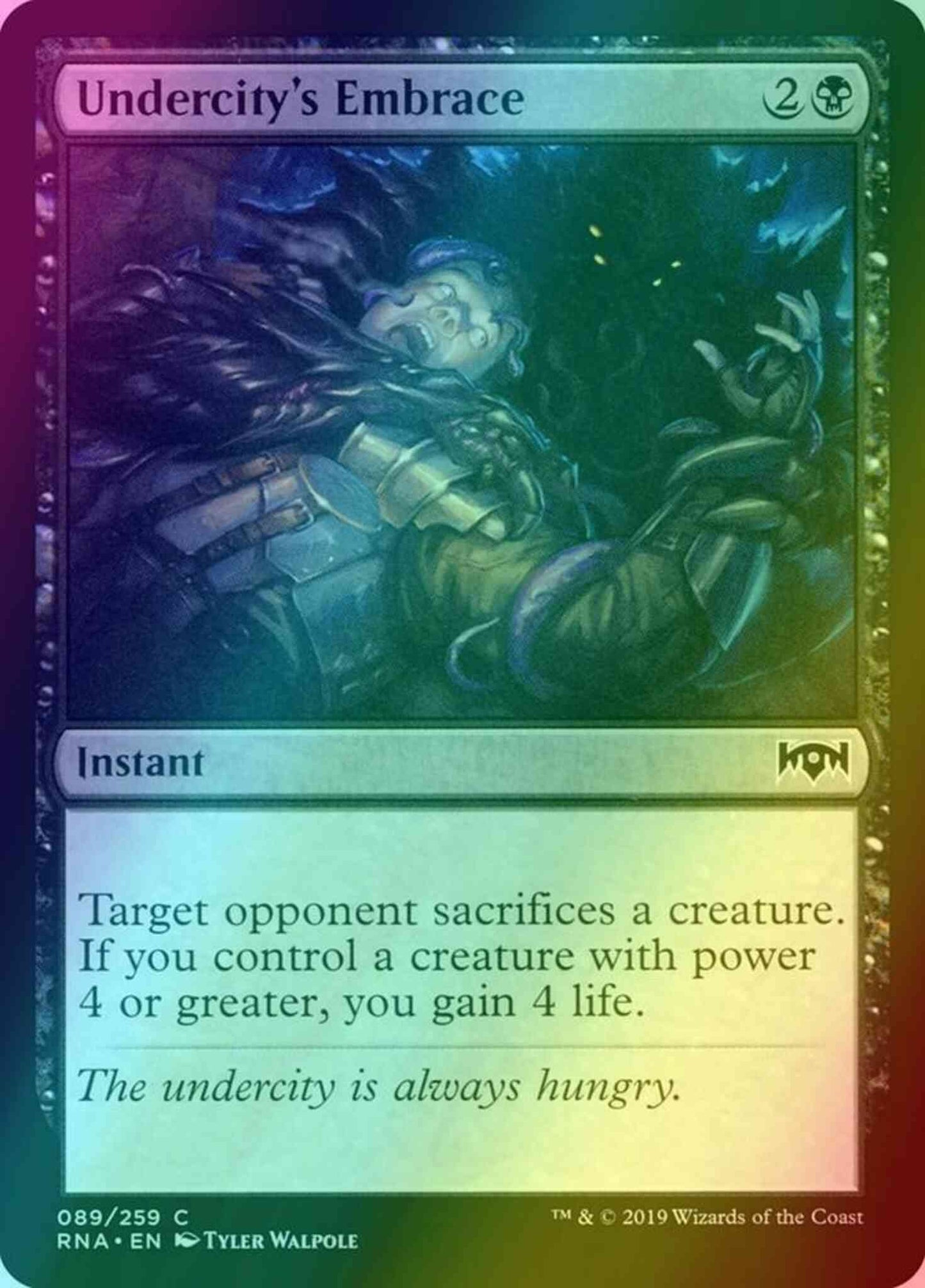 Undercity's Embrace [89] [Ravnica Allegiance] [Foil]