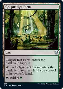 Golgari Rot Farm [291] [Commander 2021] [Non-Foil]