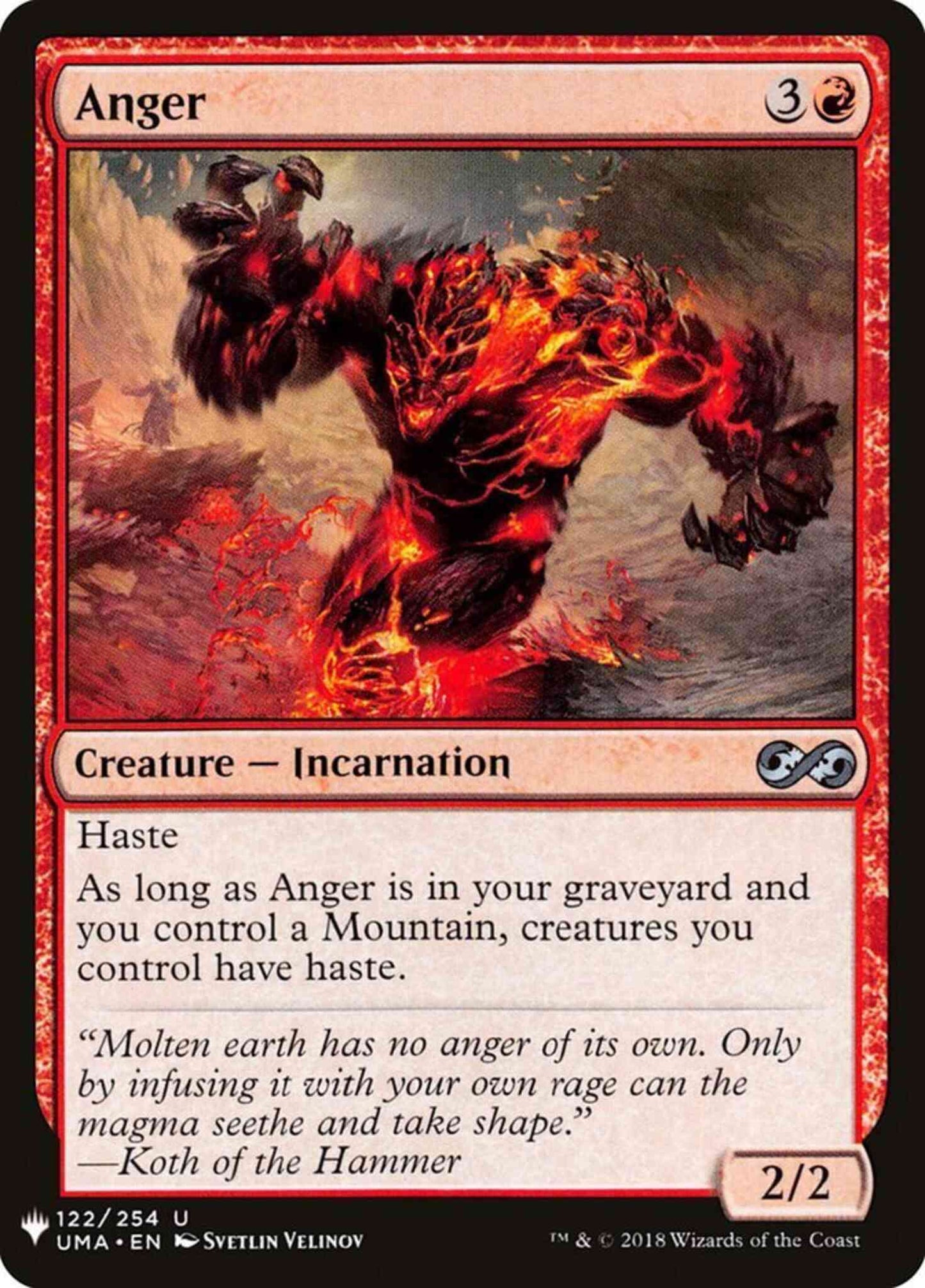 Anger [UMA-122] [The List] [Non-Foil]