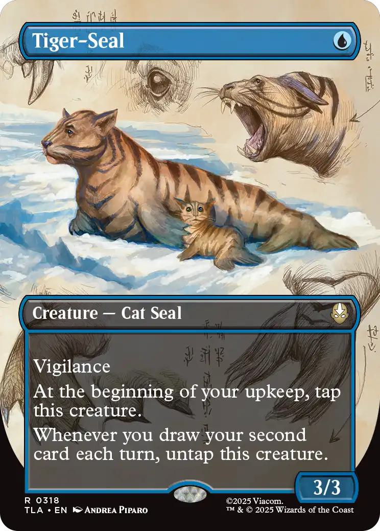 Tiger-Seal [318] [Borderless] [Field Notes] [Avatar: The Last Airbender] [Non-Foil]