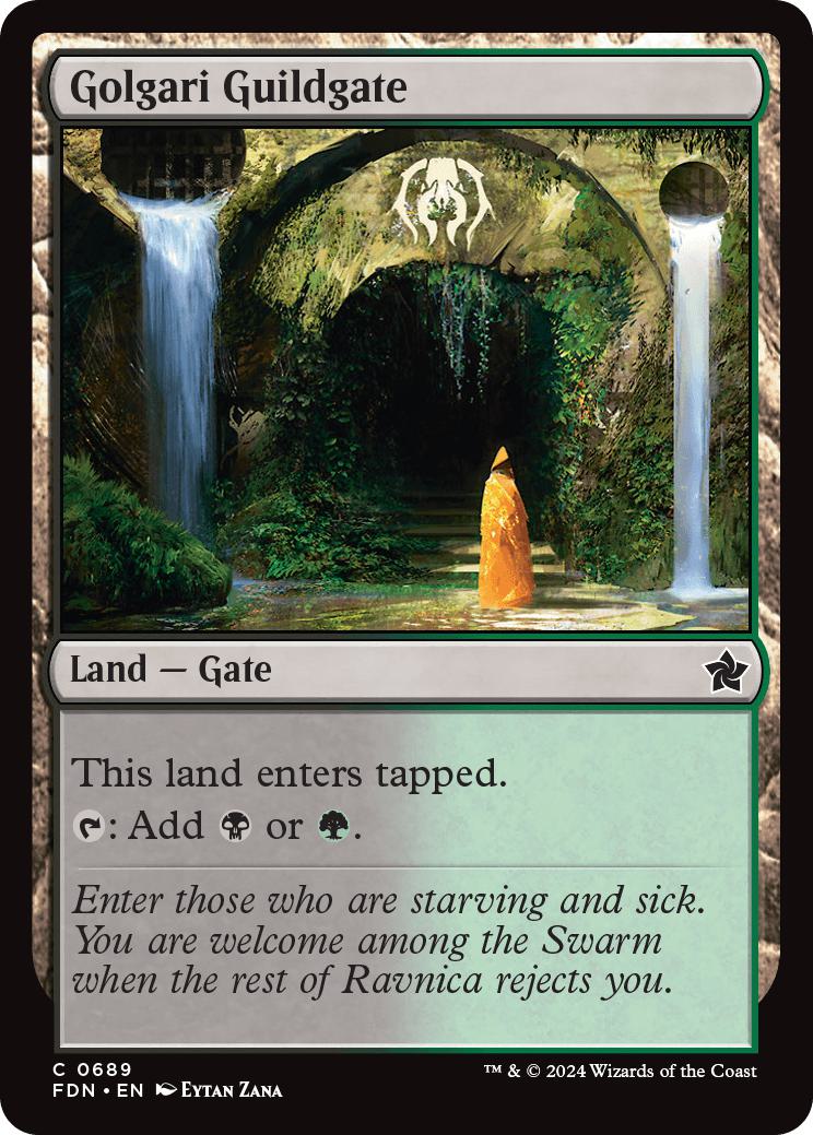 Golgari Guildgate [689] [Foundations] [Non-Foil]