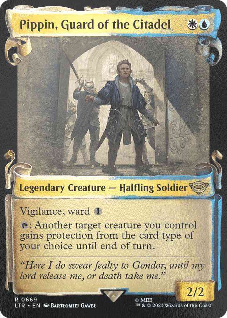 Pippin, Guard of the Citadel [669] [Scrolls Showcase] [The Lord of the Rings: Tales of Middle-earth] [Silver Foil]