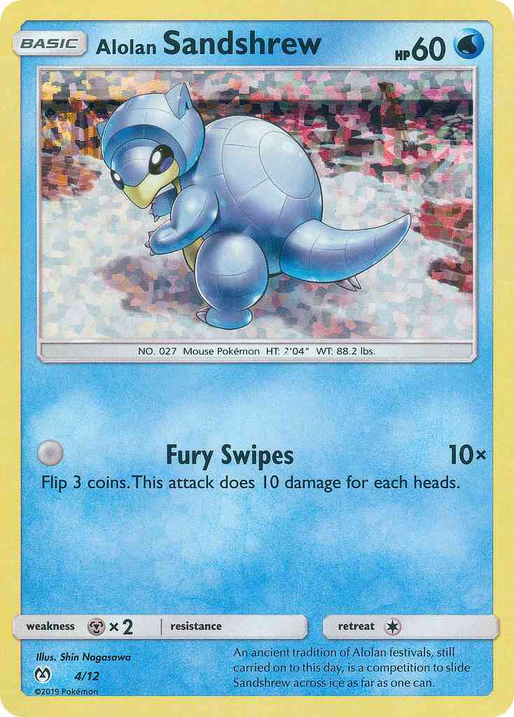 Alolan Sandshrew - 4/12 - Promo [mcd19-4] [Holo]