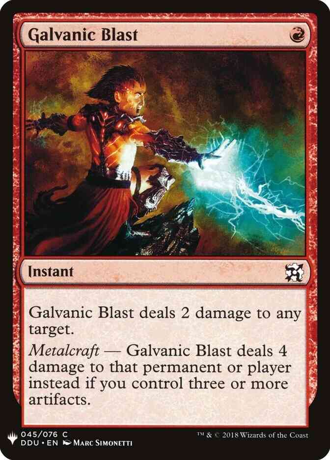 Galvanic Blast [DDU-45] [The List] [Non-Foil]