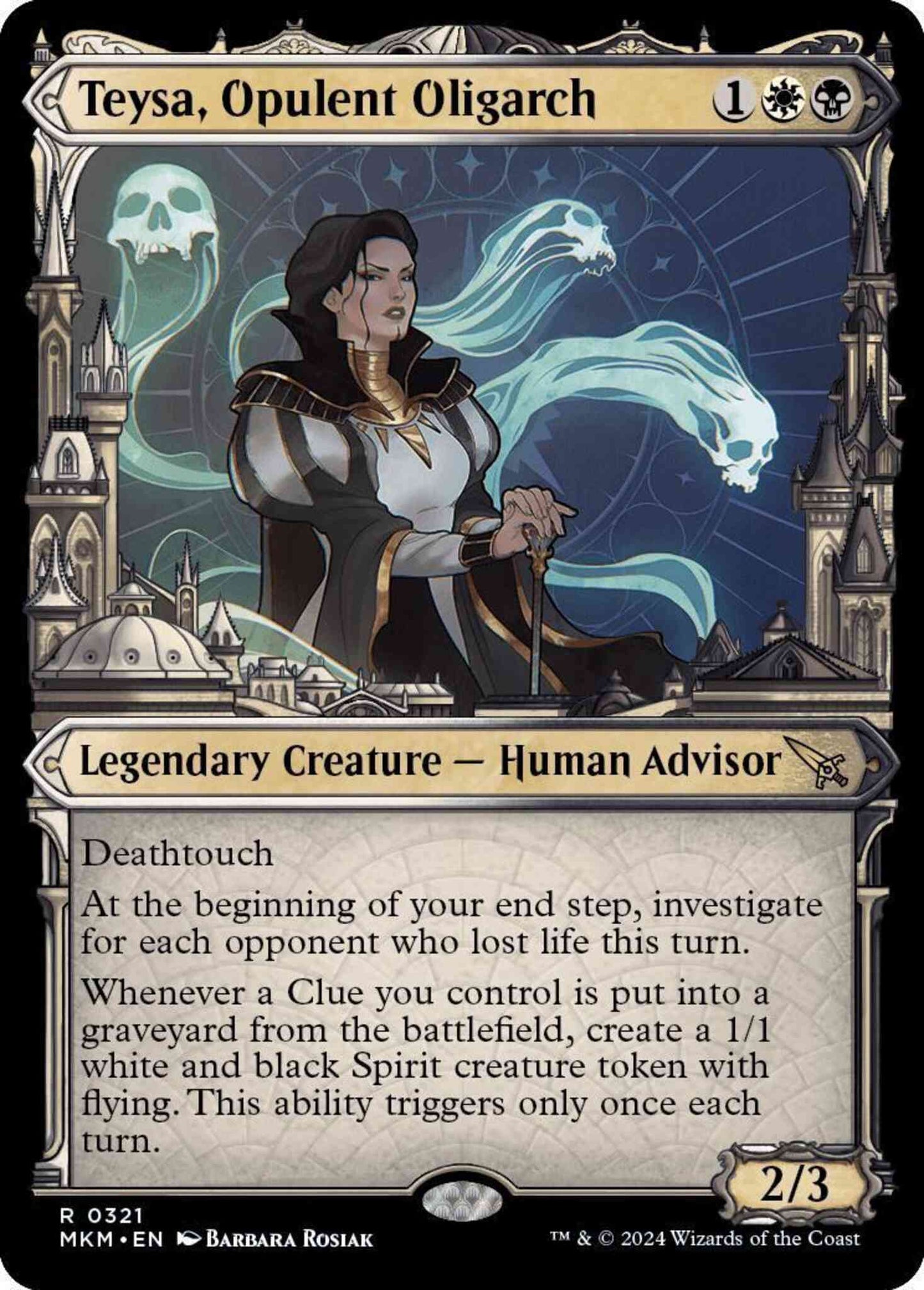 Teysa, Opulent Oligarch [321] [Ravnica City Showcase] [Murders at Karlov Manor] [Non-Foil]