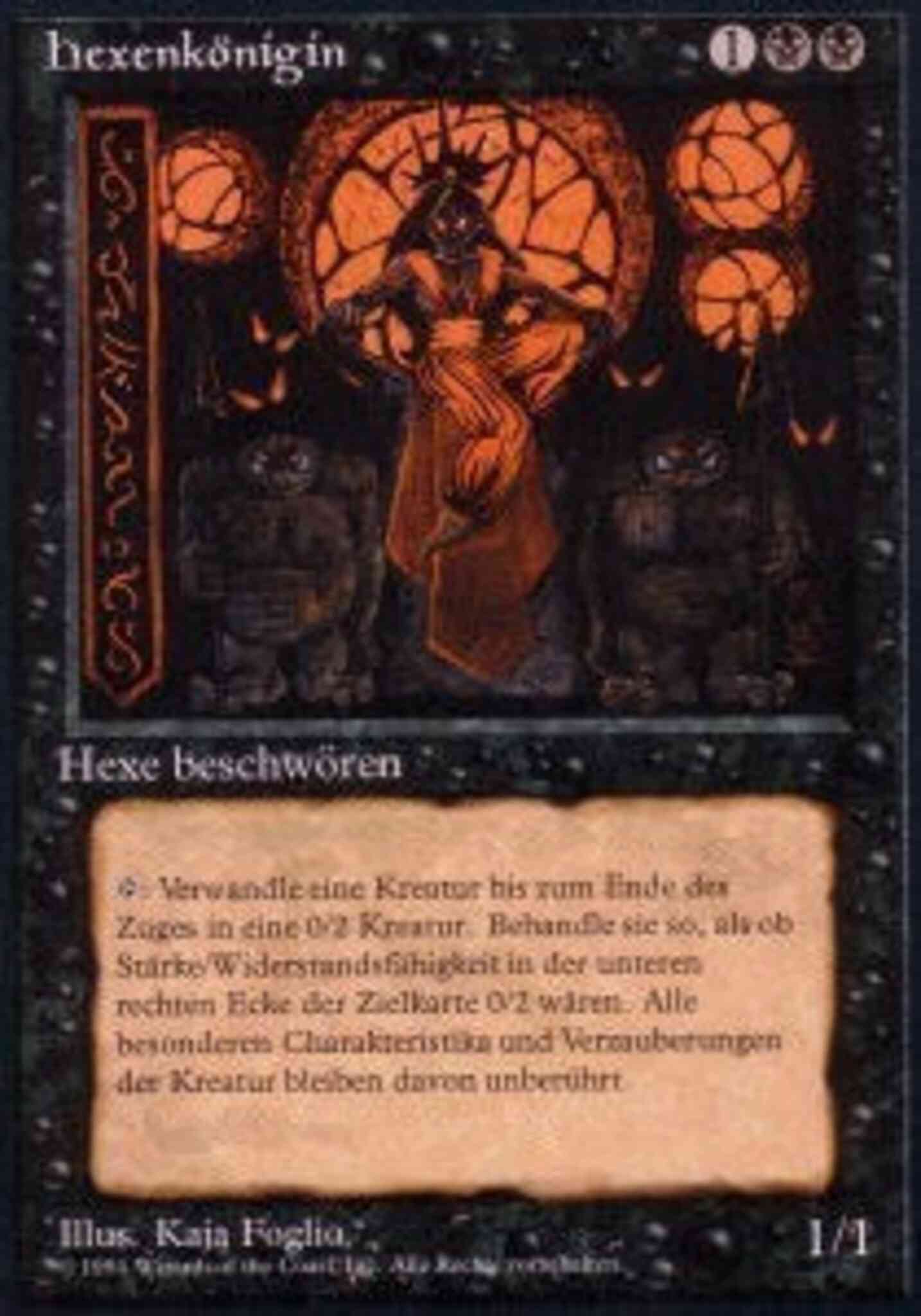 Sorceress Queen - German [131] [Foreign Black Border: German] [Non-Foil]