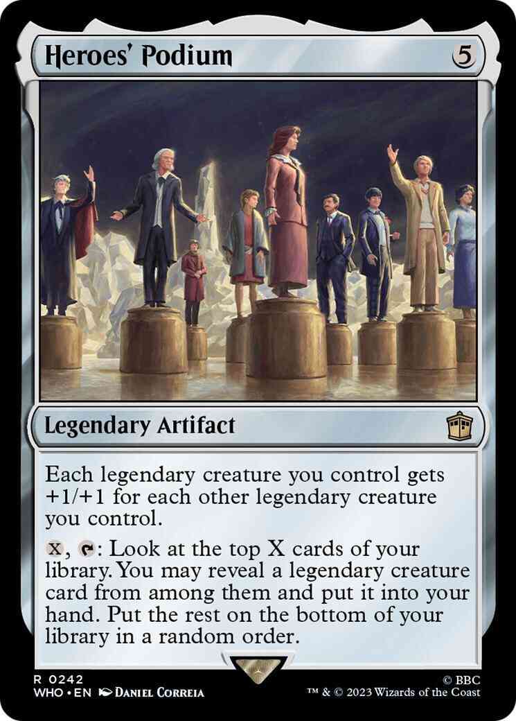 Heroes' Podium [242] [Universes Beyond: Doctor Who] [Non-Foil]