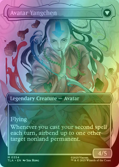 The Legend of Yangchen // Avatar Yangchen [354] [Borderless] [Avatar: The Last Airbender] [Foil]