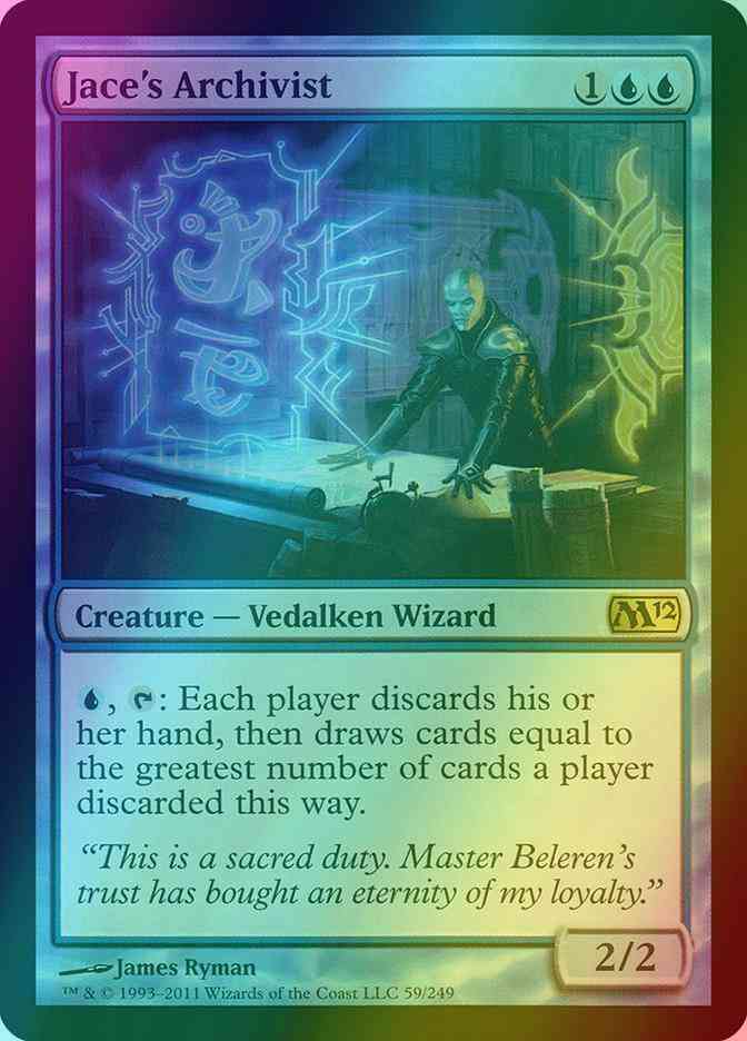 Jace's Archivist [59] [Magic 2012] [Foil]