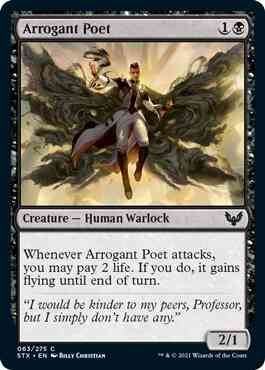 Arrogant Poet [63] [Strixhaven: School of Mages] [Non-Foil]