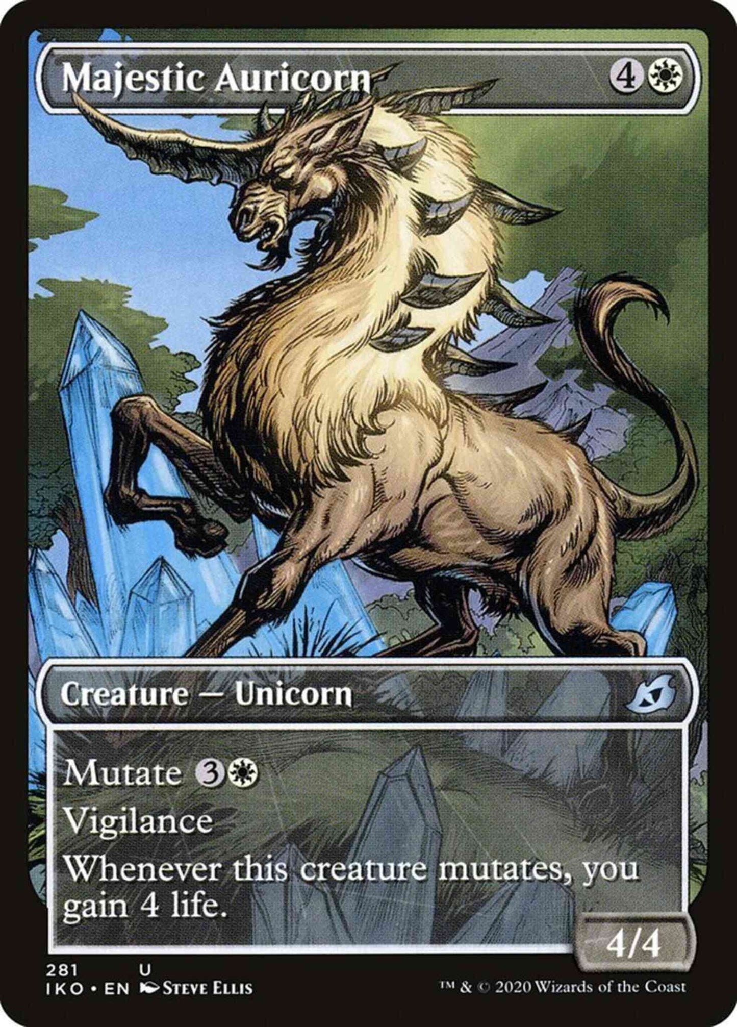 Majestic Auricorn [281] [Alternate Art] [Ikoria: Lair of Behemoths] [Non-Foil]