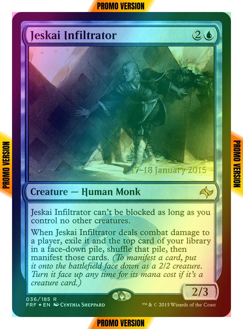 Jeskai Infiltrator [36s] [Fate Reforged Promos] [Foil]