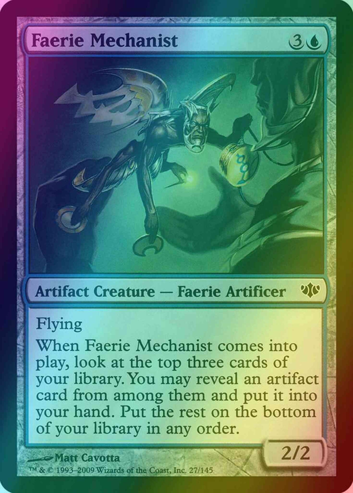 Faerie Mechanist [27] [Conflux] [Foil]