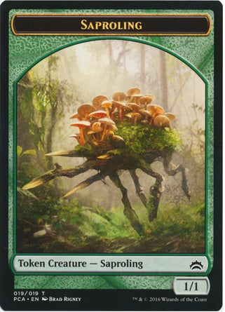 Angel Token (05) // Saproling Token (19) [Planechase Anthology Tokens] [Non-Foil]