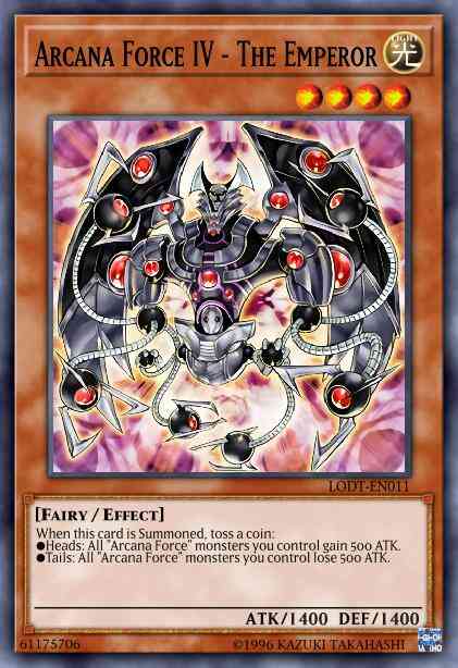 Arcana Force IV - The Emperor - LODT-EN011 - Common - Unlimited
