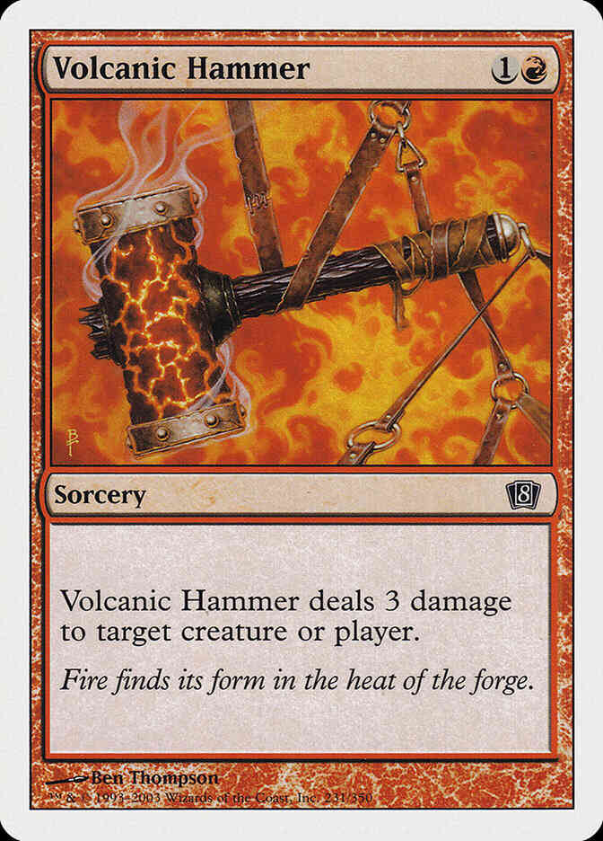 Volcanic Hammer [231] [Eighth Edition] [Non-Foil]