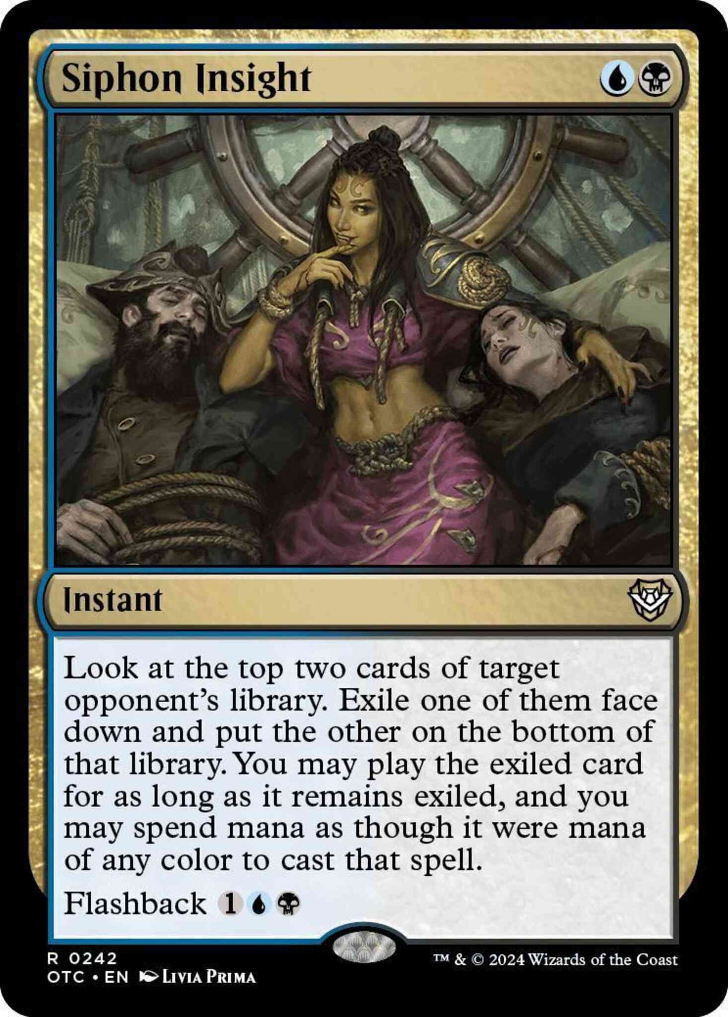 Siphon Insight [242] [Outlaws of Thunder Junction: Commander] [Non-Foil]