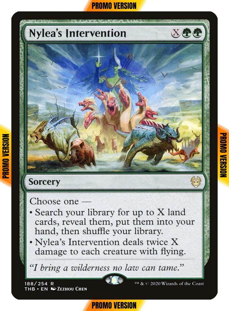 Nylea's Intervention [188p] [Promo Pack] [Theros Beyond Death Promos] [Foil]