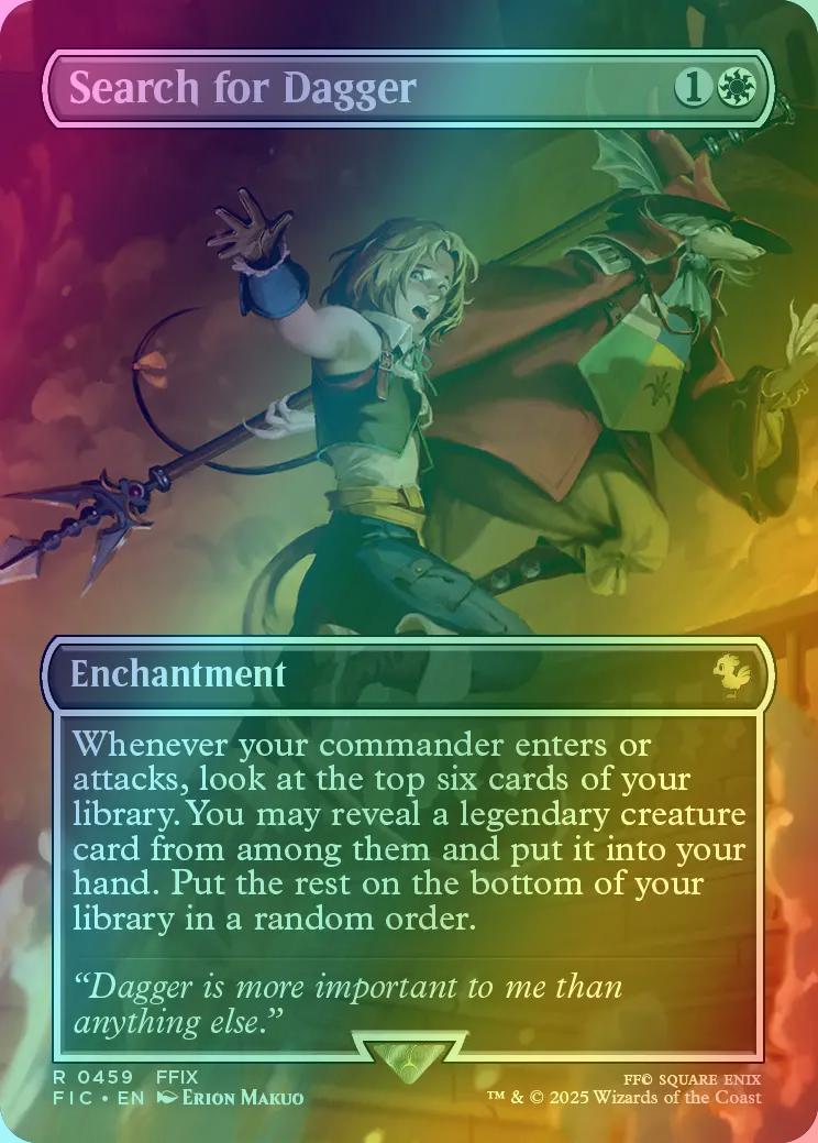 Search for Dagger [459] [Borderless] [Scene] [FINAL FANTASY: Commander] [Foil]