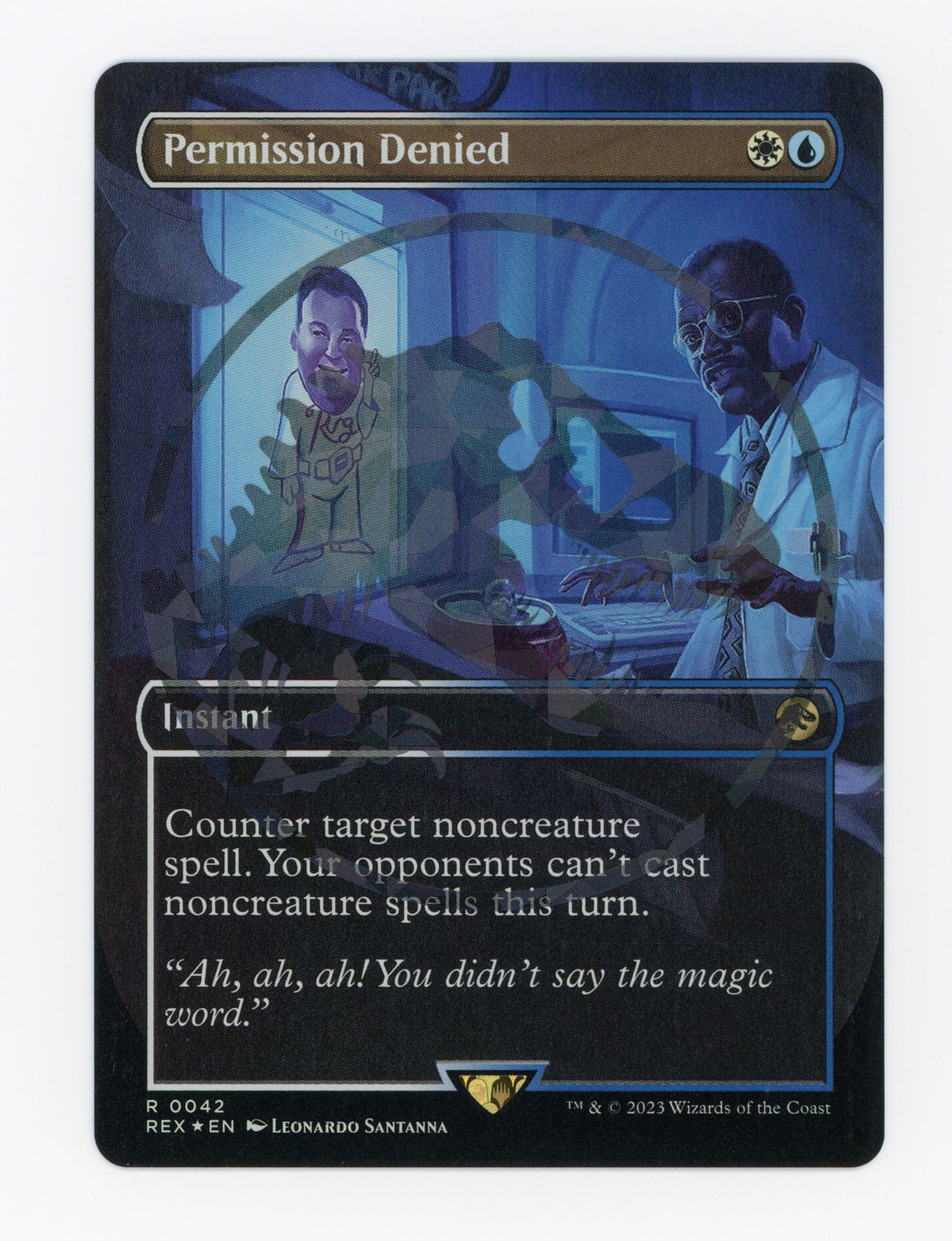 Permission Denied — Borderless|Emblem|Foil — ID 18371