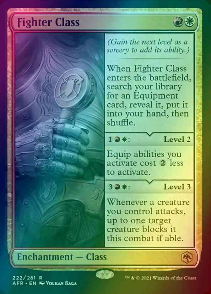 Fighter Class [222] [Adventures in the Forgotten Realms] [Foil]