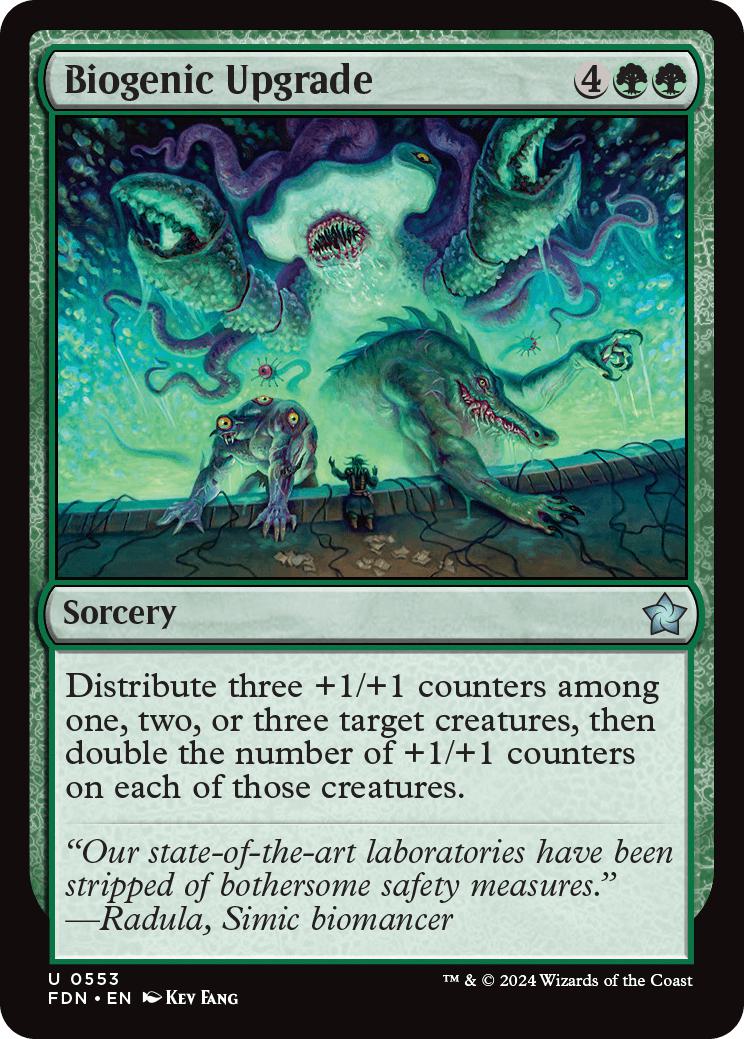 Biogenic Upgrade [553] [Foundations] [Non-Foil]