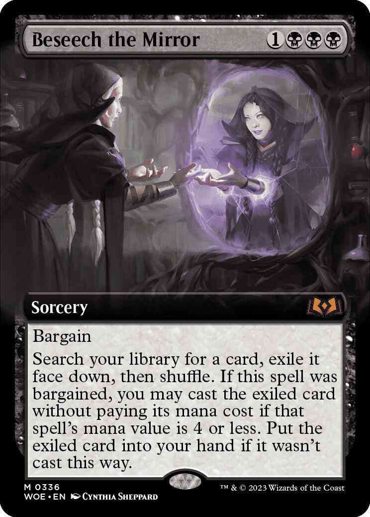 Beseech the Mirror [336] [Extended Art] [Wilds of Eldraine] [Non-Foil]