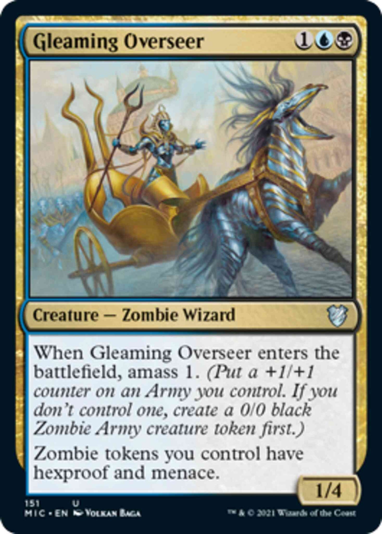 Gleaming Overseer [151] [Innistrad: Midnight Hunt: Commander] [Non-Foil]